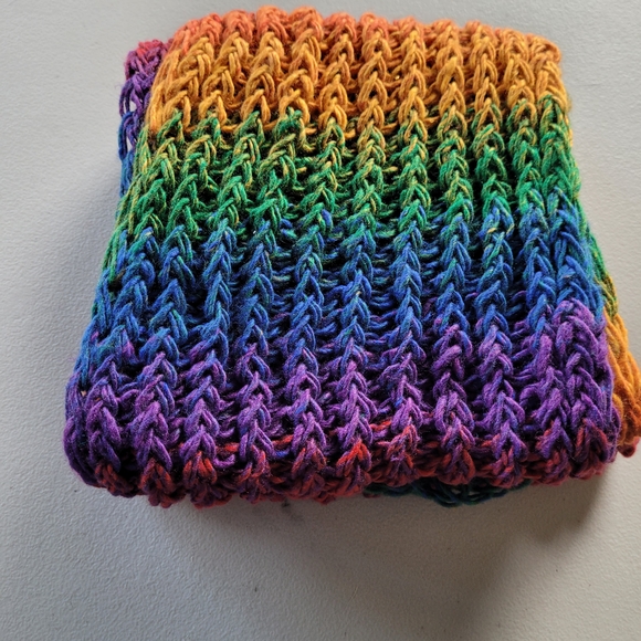 Multicolor Knit Scarf - Picture 11 of 12